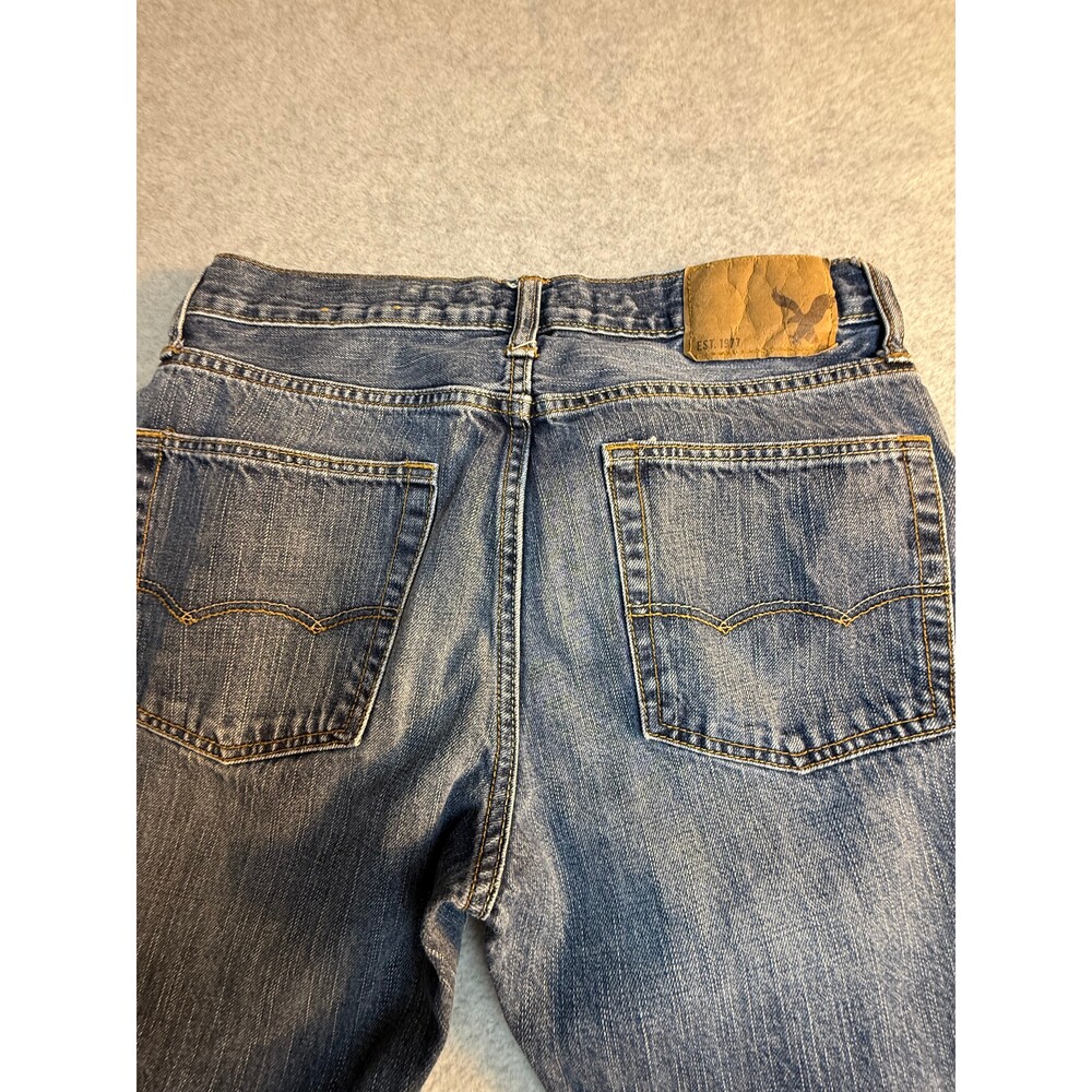 American Eagle Original Bootcut Jeans Women's Y2K Size 29x32 Medium Wash - Picture 3 of 12